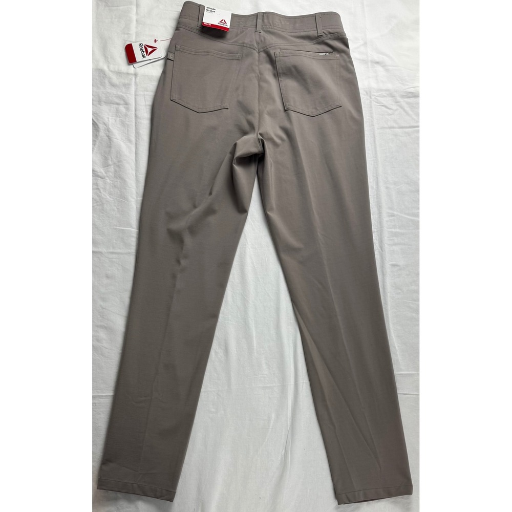 Reebok Mens 6 Pocket Pant Driftwood Brown Regular Fit 30x32 NWT - Picture 15 of 16
